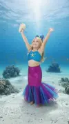 Deniz Kızı Çocuk Kostümü